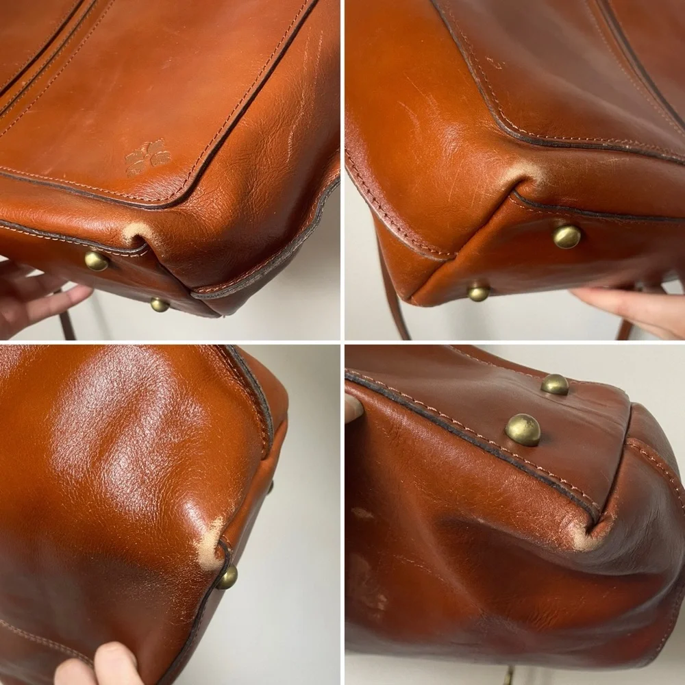 Patricia Nash⚡️XL Heritage Marseille Burnished Convertible Crossbody Tote - Picture 9 of 16